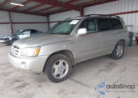 2005 Toyota Highlander Limited V6 z USA, uszkodzony, nr VIN JTEDP21A050071363
